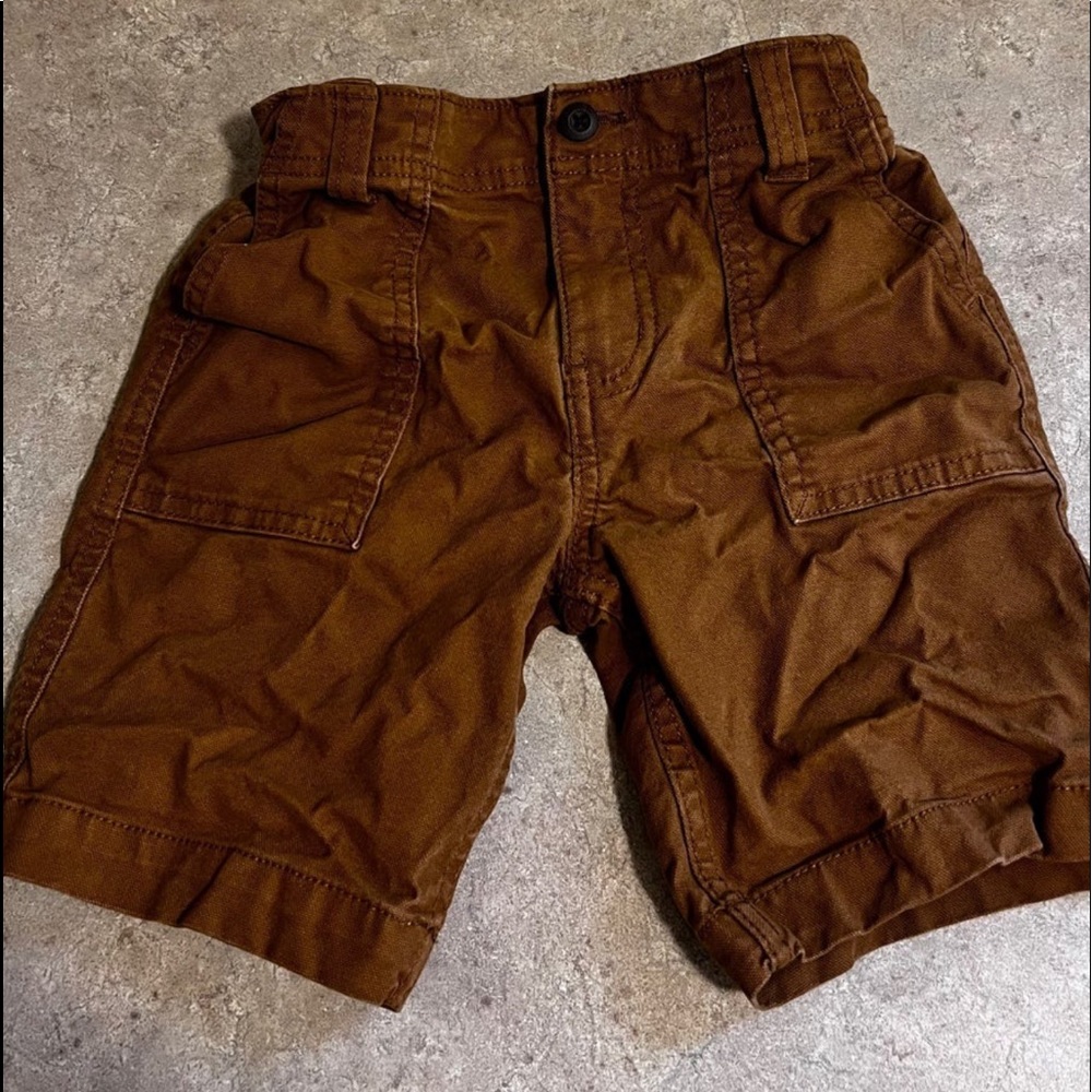 Kid boy brown shorts